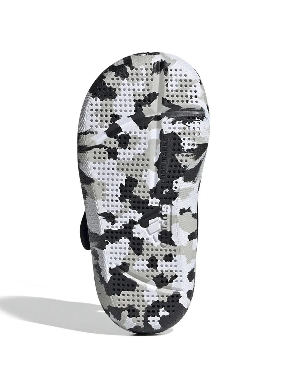 Adidas toddler Black Slip-On Water Shoe with Gray Camo Sole/Size 10 toddler